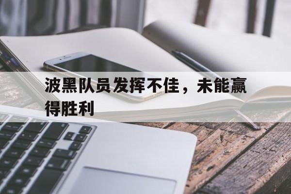 波黑队员发挥不佳，未能赢得胜利的简单介绍